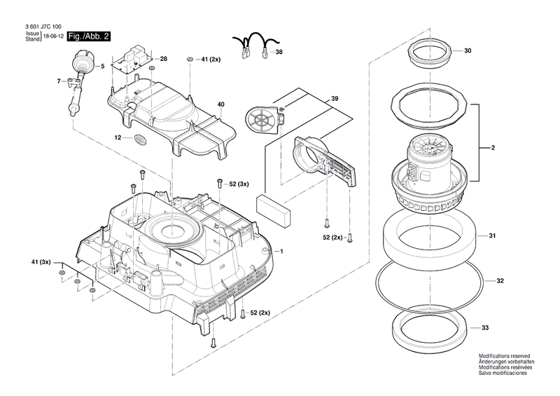 New Genuine Bosch 1619PB3276 Mounting Bracket