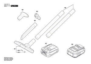 New Genuine Bosch 1619PB3536 Dust container