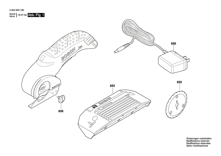 New Genuine Bosch 1619PB3577 Charger