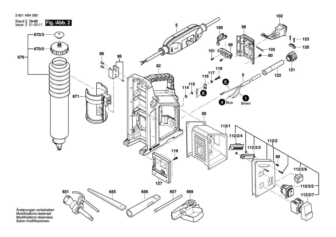 New Genuine Bosch 1619PB3652 Toothed Gear