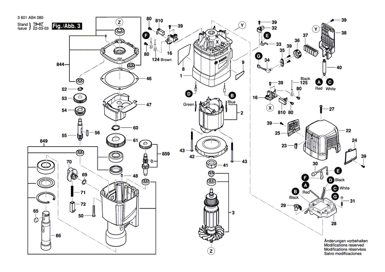 New Genuine Bosch 1619PB3652 Toothed Gear