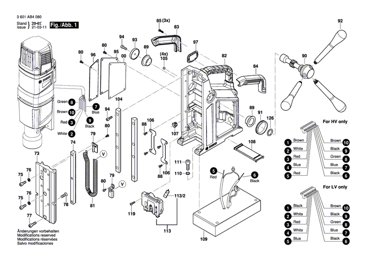 New Genuine Bosch 1619PB3720 Headless Screw