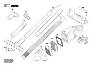 New Genuine Bosch 1619PB3790 Dust container