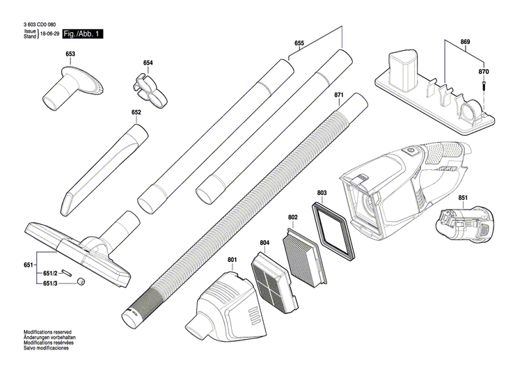 New Genuine Bosch 1619PB3790 Dust container