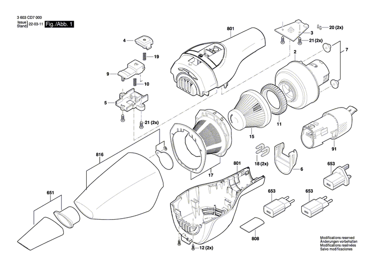 New Genuine Bosch 1619PB3877 Spring