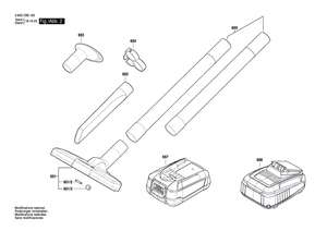 New Genuine Bosch 1619PB3977 Nameplate