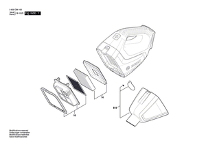New Genuine Bosch 1619PB3977 Nameplate