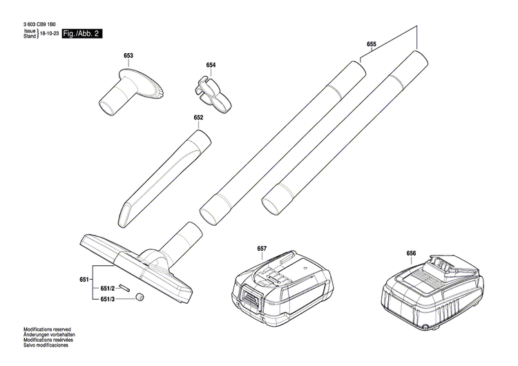 New Genuine Bosch 1619PB4000 Nameplate