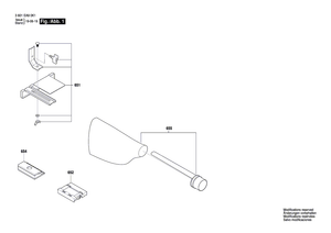 New Genuine Bosch 1619PB4213 Manufacturer's nameplate