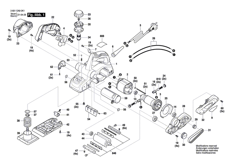 New Genuine Bosch 1619PB4338 Guide Bracket