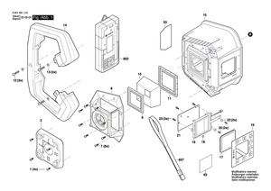 New Genuine Bosch 1619PB4645 Upper Housing