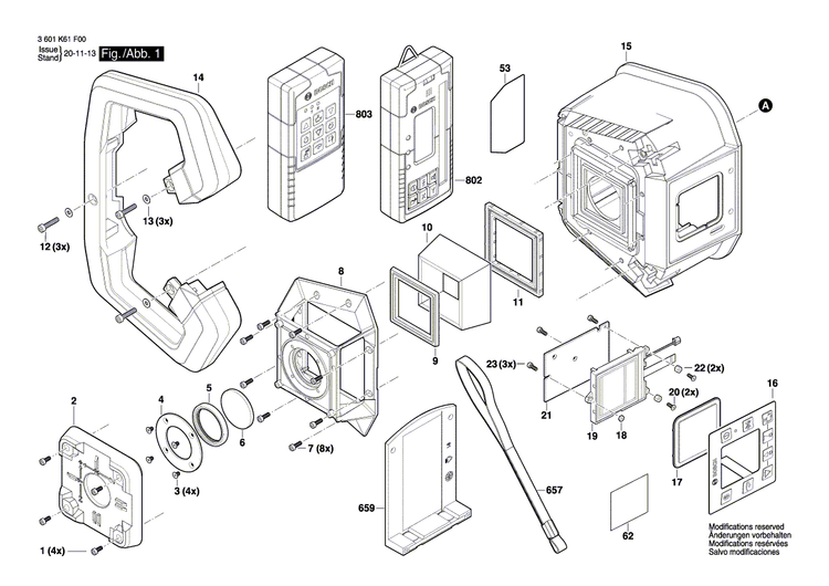 New Genuine Bosch 1619PB4759 Sticker