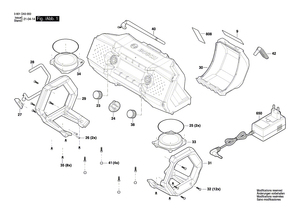 New Genuine Bosch 1619PB4872 Handle
