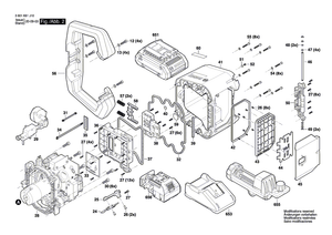 New Genuine Bosch 1619PB4923 Upper Housing
