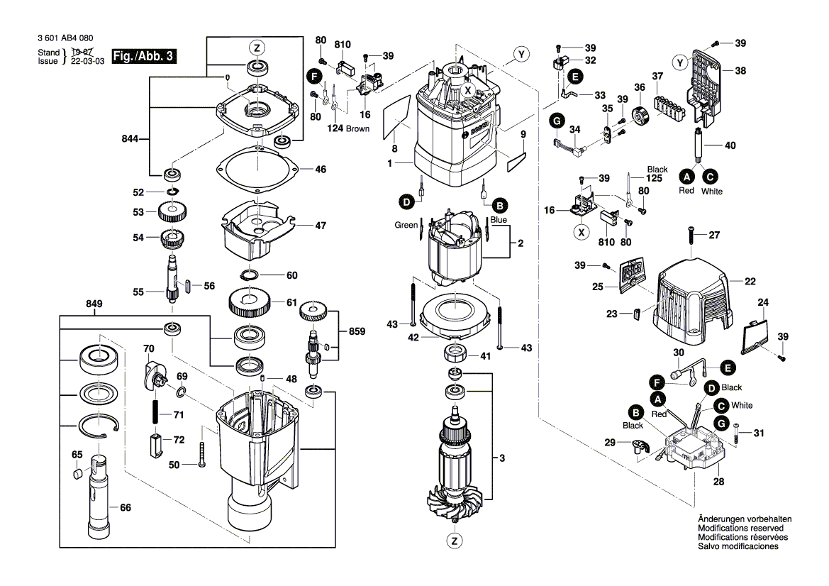New Genuine Bosch 1619PB5136 Magnetic Base