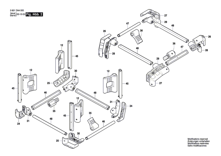 New Genuine Bosch 1619PB5207 Aluminum Tubing