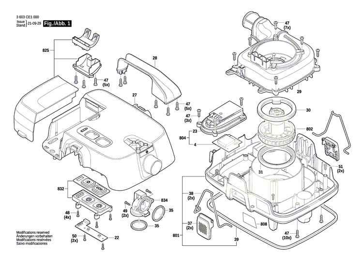 New Genuine Bosch 1619PB5647 Holder