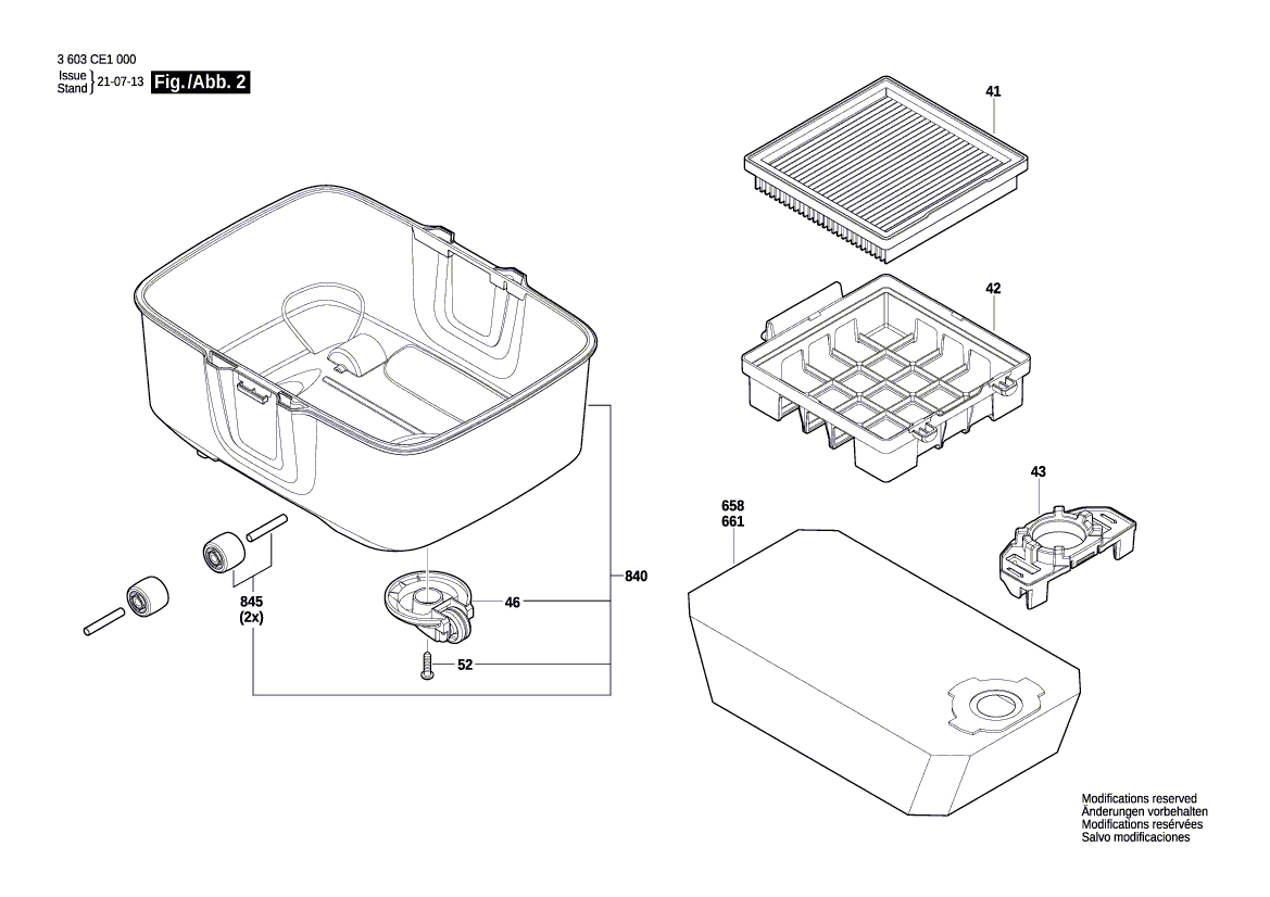 New Genuine Bosch 1619PB5676 Latch