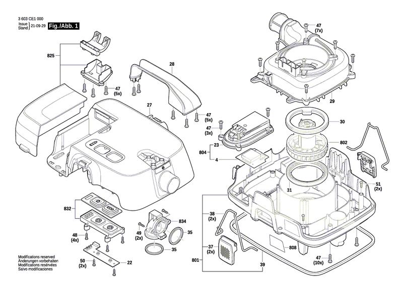 New Genuine Bosch 1619PB5676 Latch