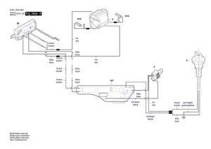 New Genuine Bosch 1619PB6063 Nameplate