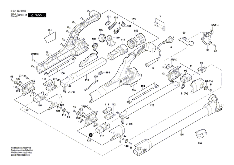 New Genuine Bosch 1619PB6083 Screw