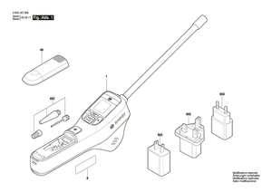 New Genuine Bosch 1619PB6105 Nameplate