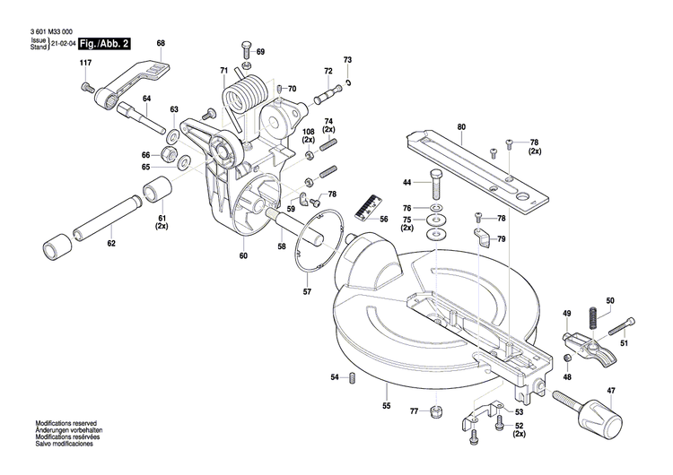 New Genuine Bosch 1619PB6114 Nameplate