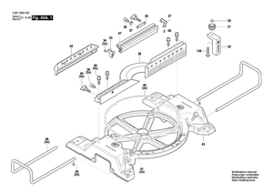 New Genuine Bosch 1619PB6139 Mitre Fence