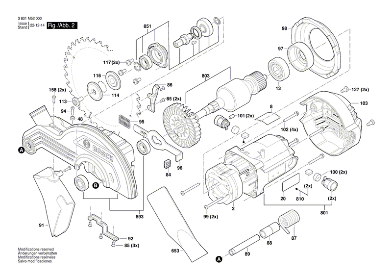 New Genuine Bosch 1619PB6152 Bolt