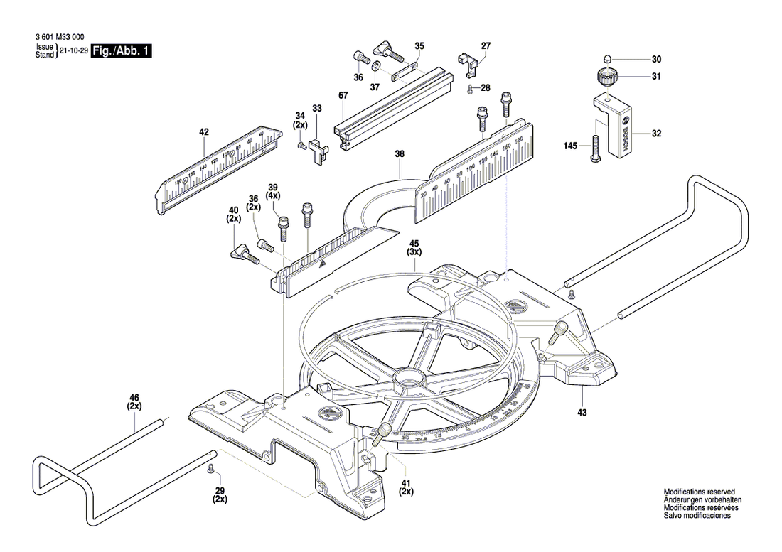New Genuine Bosch 1619PB6157 Scale