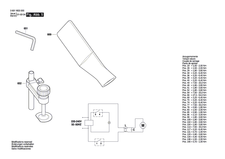 New Genuine Bosch 1619PB6165 Pivot Shaft