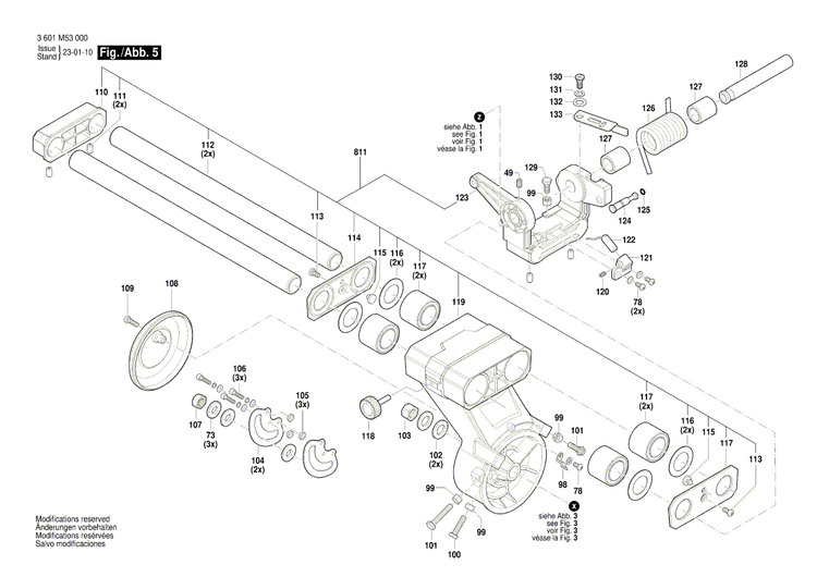 New Genuine Bosch 1619PB6243 Linkage