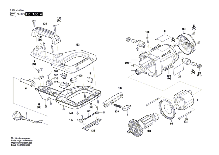New Genuine Bosch 1619PB6249 Nameplate