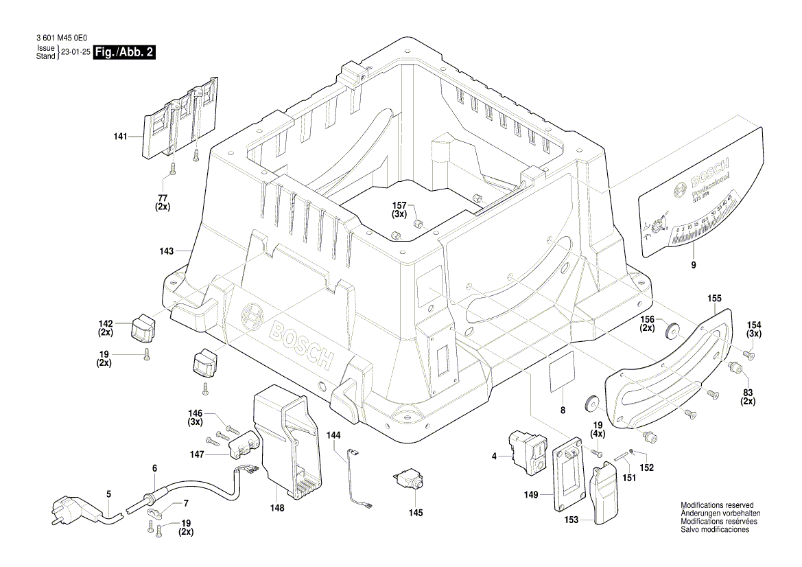 New Genuine Bosch 1619PB6281 Carbon-Brush Set