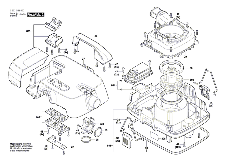 New Genuine Bosch 1619PB6685 Battery Cover