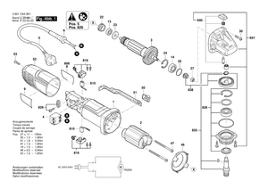 New Genuine Bosch 1619PB7212 Nameplate