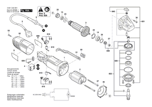 New Genuine Bosch 1619PB7216 Nameplate
