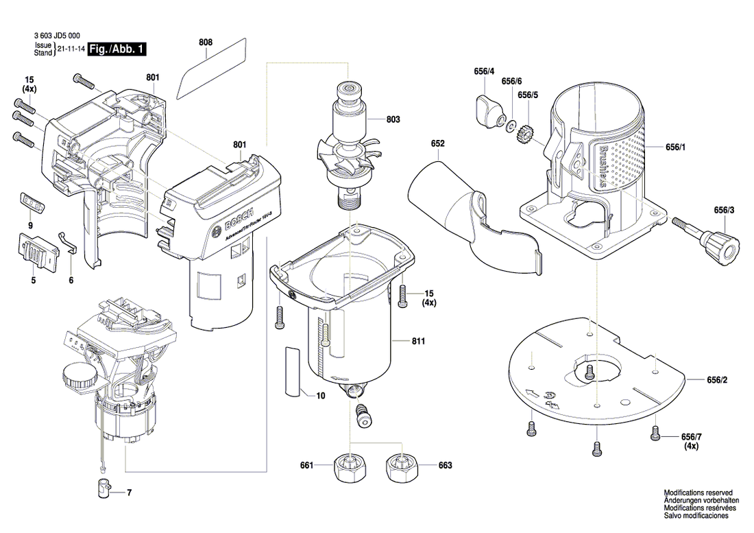 New Genuine Bosch 1619PB7221 Base Plate