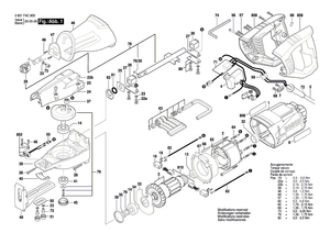 New Genuine Bosch 1619PB7248 Set Of Handles