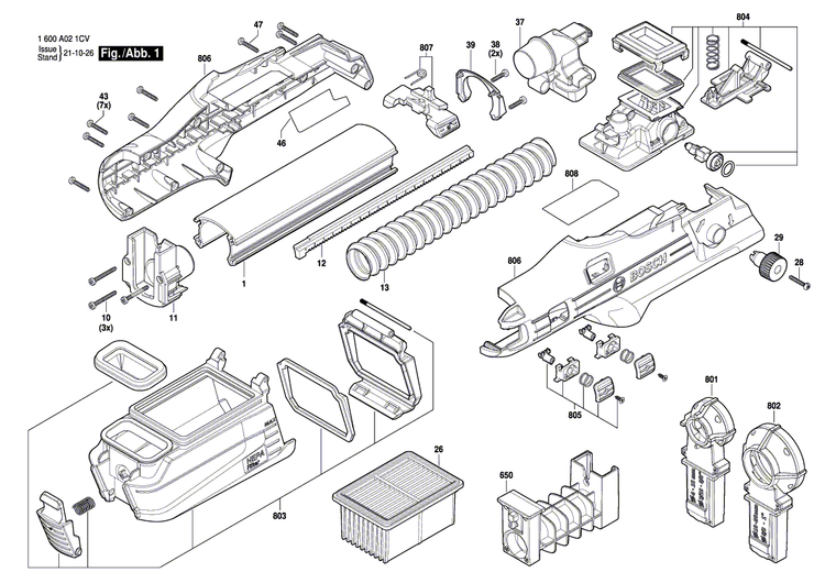 New Genuine Bosch 1619PB7392 Screw