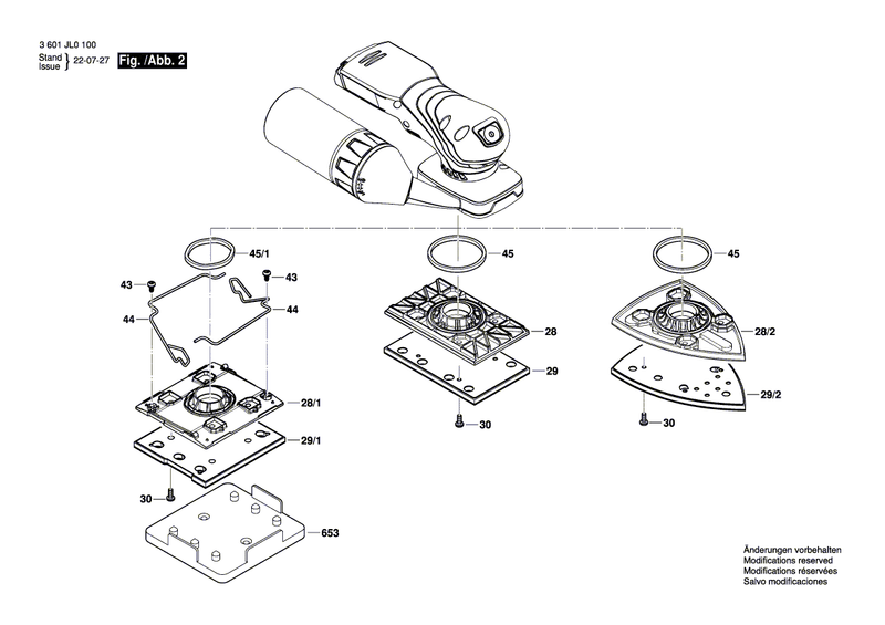 New Genuine Bosch 1619PB7624 Housing