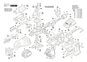 New Genuine Bosch 1619PB7648 Nameplate