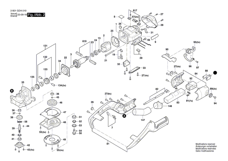 New Genuine Bosch 1619PB8535 Electronic Assembly