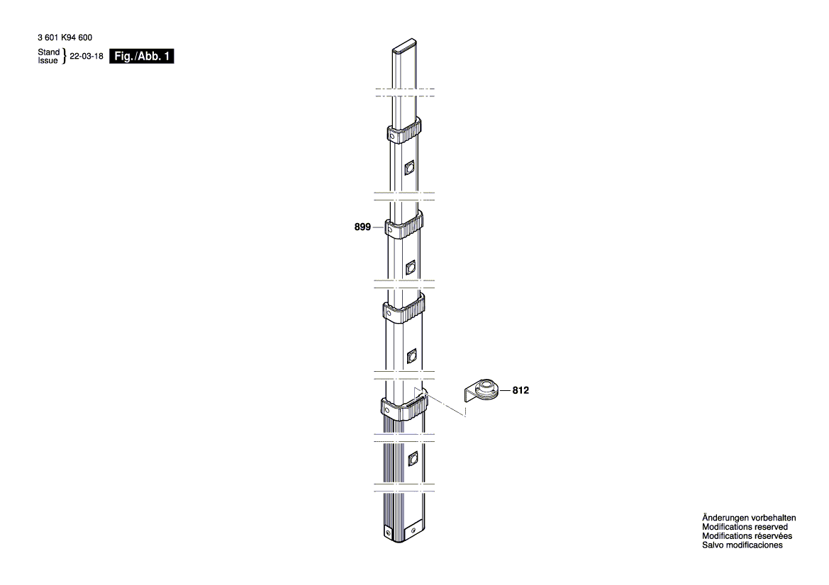 New Genuine Bosch 1619PB8864 Vial