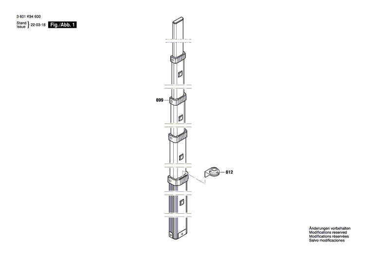 New Genuine Bosch 1619PB8864 Vial