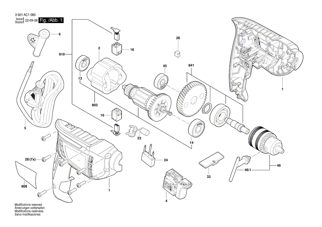 New Genuine Bosch 1619PB8884 Field