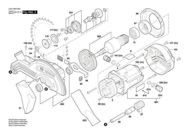 New Genuine Bosch 1619PB9083 Nameplate