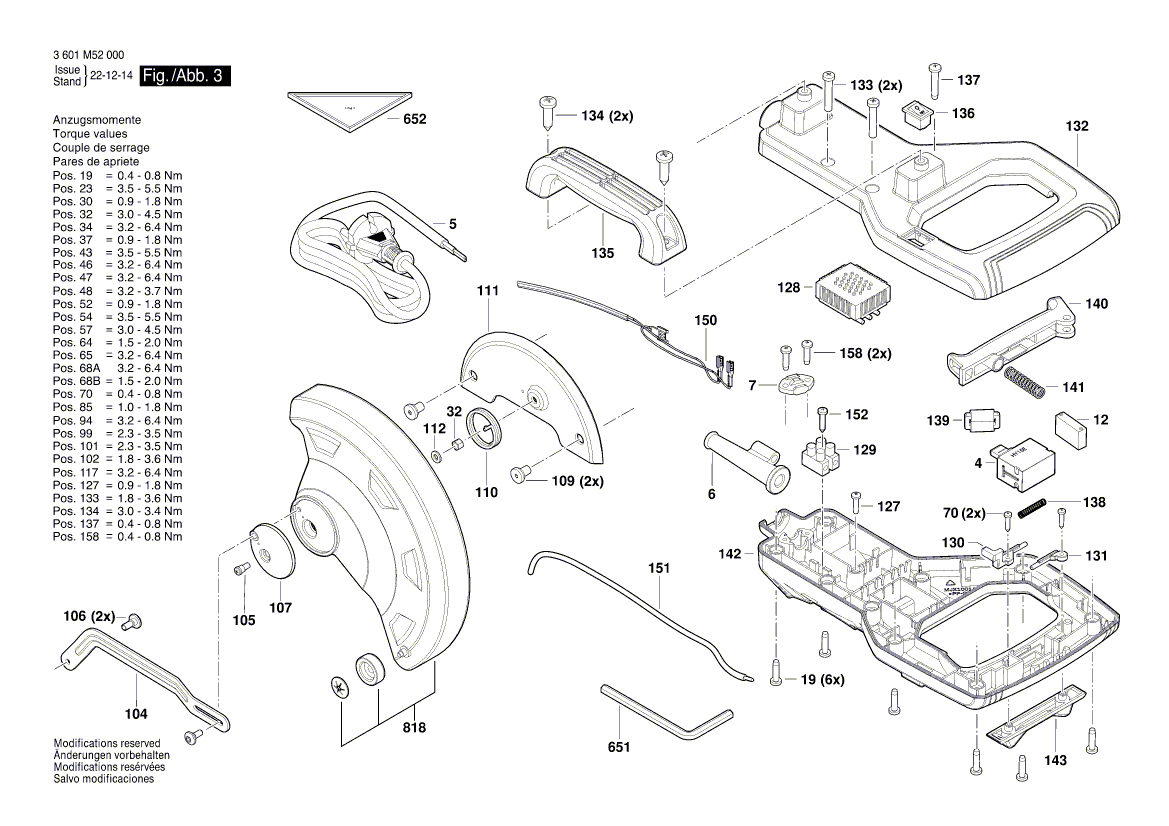 New Genuine Bosch 1619PB9086 Mitre Fence