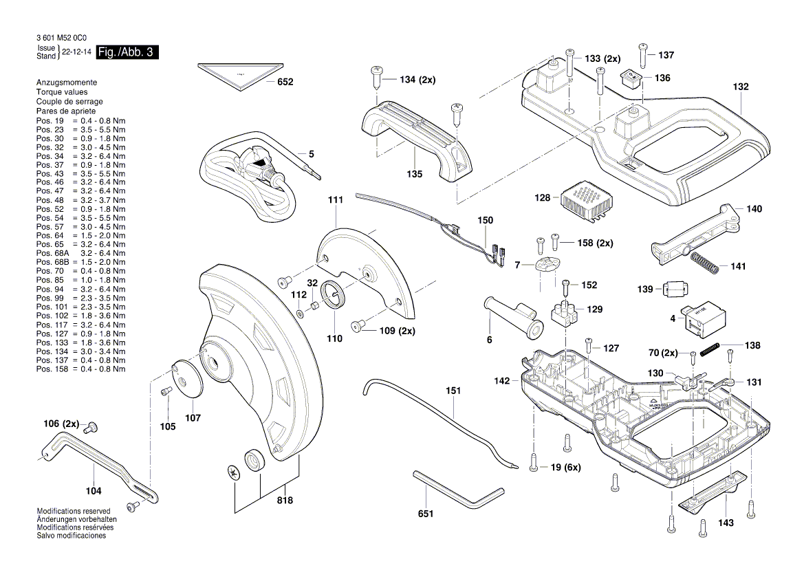 New Genuine Bosch 1619PB9136 Field