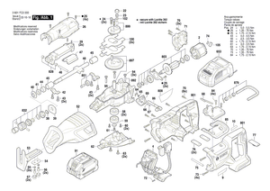 New Genuine Bosch 1619PB9258 Label